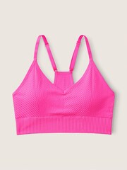 Victoria's Secret PINK Atomic Pink Seamless Lightly Lined Low Impact Sports Bra - Image 4 of 4