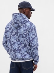 Gap Blue LoveShackFancy Floral Logo Hoodie - Image 2 of 5
