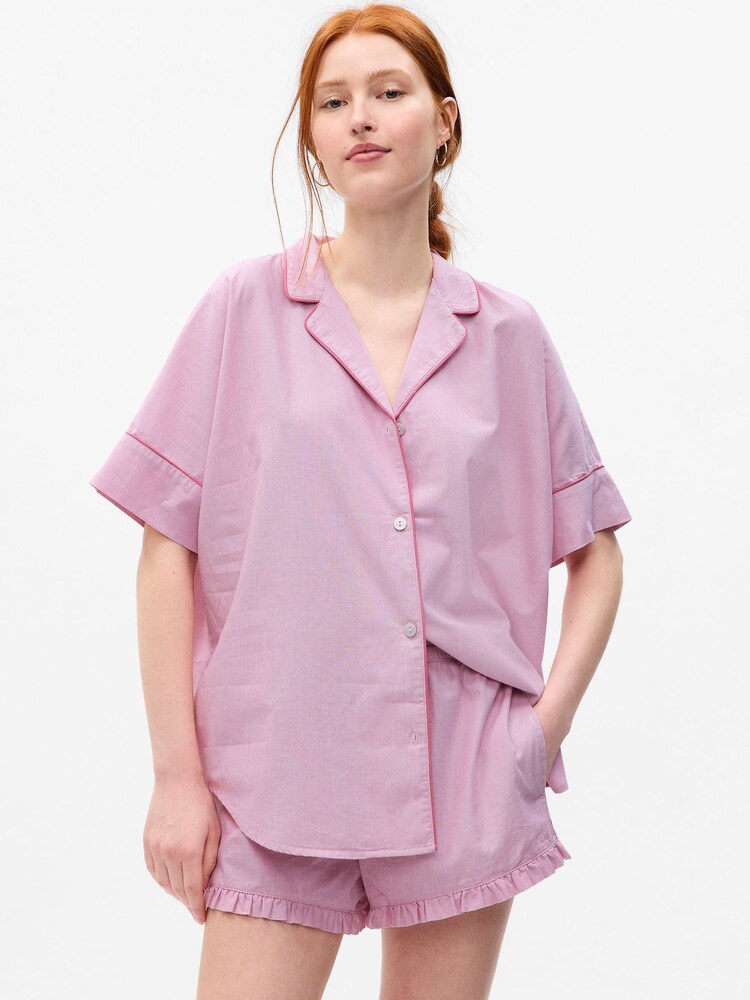 Buy Gap Pink Soft Pyjama Shirt from the Next UK online shop