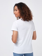 Blanco - Camiseta vintage de manga corta con cuello redondo de Gap - Imagen 2 de 4