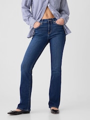 Gap Mid Indigo Blue Mid Rise Stretch Bootcut Jeans - Image 2 of 8