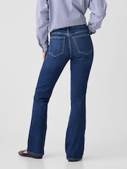 Gap Mid Indigo Blue Mid Rise Stretch Bootcut Jeans - Image 3 of 8