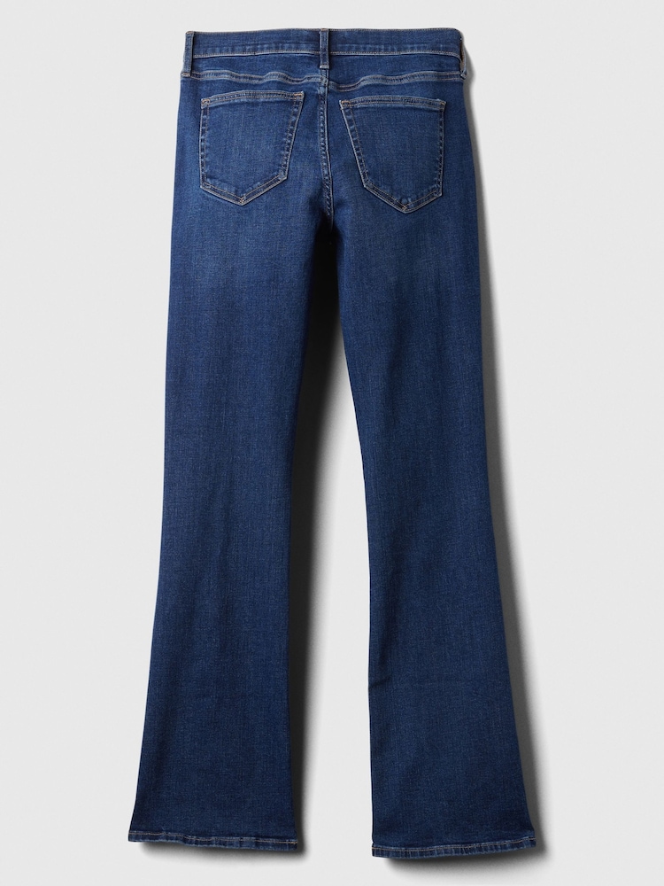 Gap Mid Indigo Blue Mid Rise Stretch Bootcut Jeans - Image 8 of 8