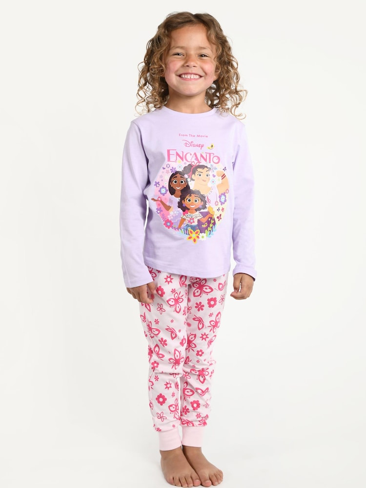 Brand Threads Pink Disney Encanto Cotton Pyjama Ages 3-10 - Image 1 of 5