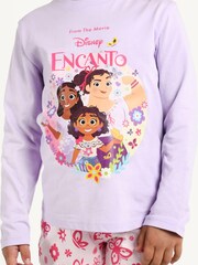 Brand Threads Pink Disney Encanto Cotton Pyjama Ages 3-10 - Image 3 of 5