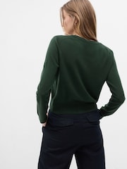 Gap Green Merino Wool Cardigan - Image 2 of 2