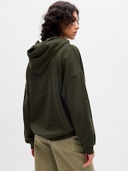 Gap Green Vintage Soft Arch Logo Long Sleeve Hoodie - Image 2 of 5