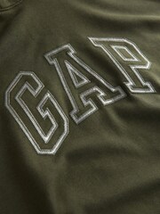 Gap Green Vintage Soft Arch Logo Long Sleeve Hoodie - Image 5 of 5