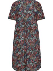 Yours Curve Black Limited Floral Spring Smock Dress - Image 3 of 3