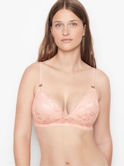 Victoria's Secret Purest Pink Lace Lightly Lined Non Wired Nursing Bra - Image 1 of 4