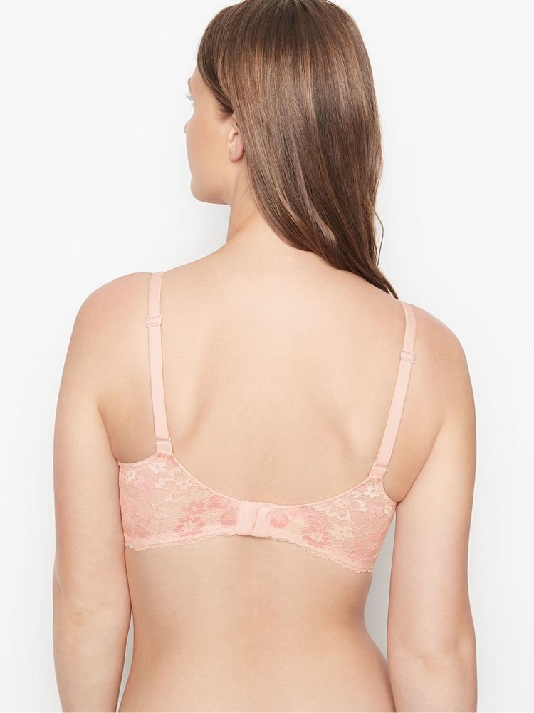 Victoria's Secret Purest Pink Lace Lightly Lined Non Wired Nursing Bra - Image 2 of 4