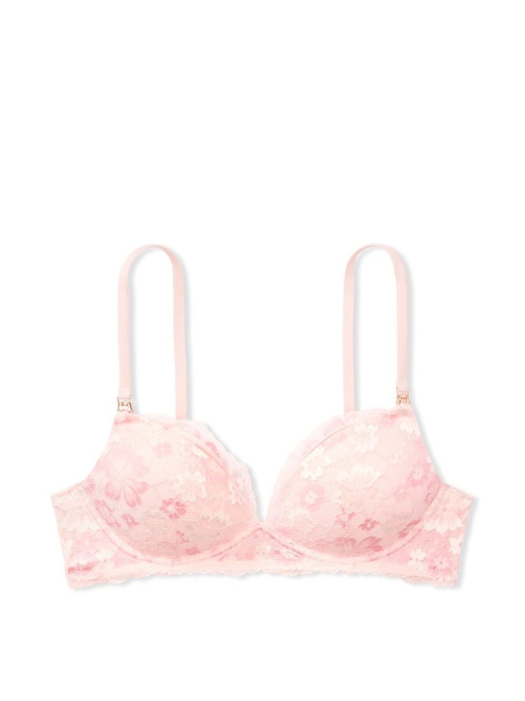 Victoria's Secret Purest Pink Lace Lightly Lined Non Wired Nursing Bra - Image 4 of 4