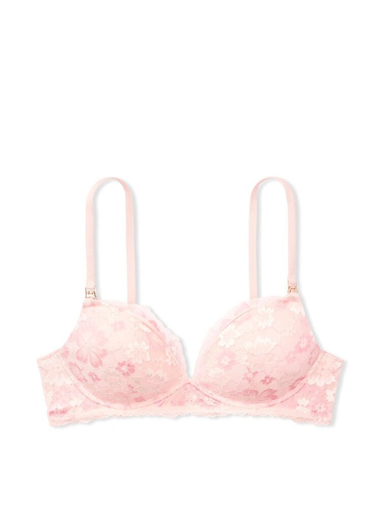 Victoria's Secret Purest Pink Lace Lightly Lined Non Wired Nursing Bra - Image 4 of 4 Victoria's Secret Purest Pink Lace Lightly Lined Non Wired Nursing Bra - Image 4 of 4
