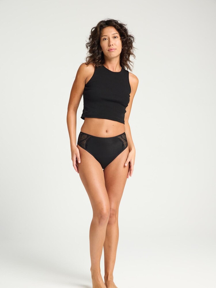ModiBodi Sensual French Cut Moderate Heavy Period Briefs - Image 1 of 6 ModiBodi Sensual French Cut Moderate Heavy Period Briefs - Image 1 of 6