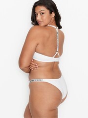 Victoria's Secret White Shine Strap Thong Bikini - Image 2 of 4