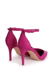 Linzi Pink Maci Stiletto Court Heel With Ankle Strap - Image 4 of 4