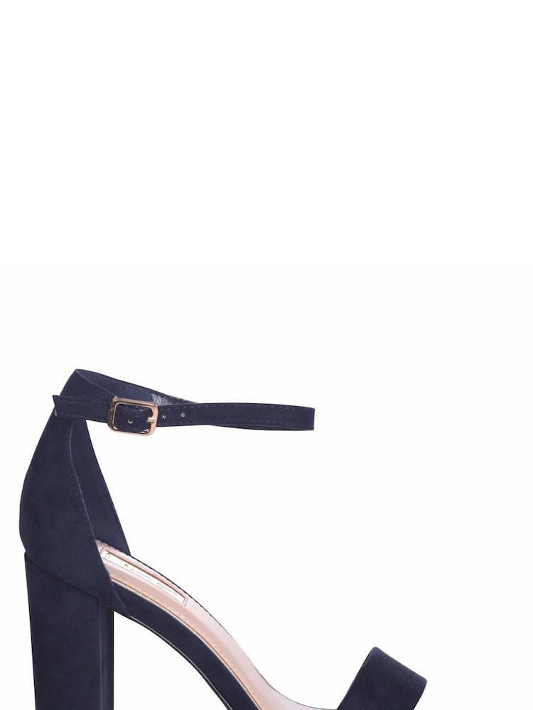 Linzi Blue Nelly Barely There Block Heel - Image 2 of 4 Linzi Blue Nelly Barely There Block Heel - Image 2 of 4