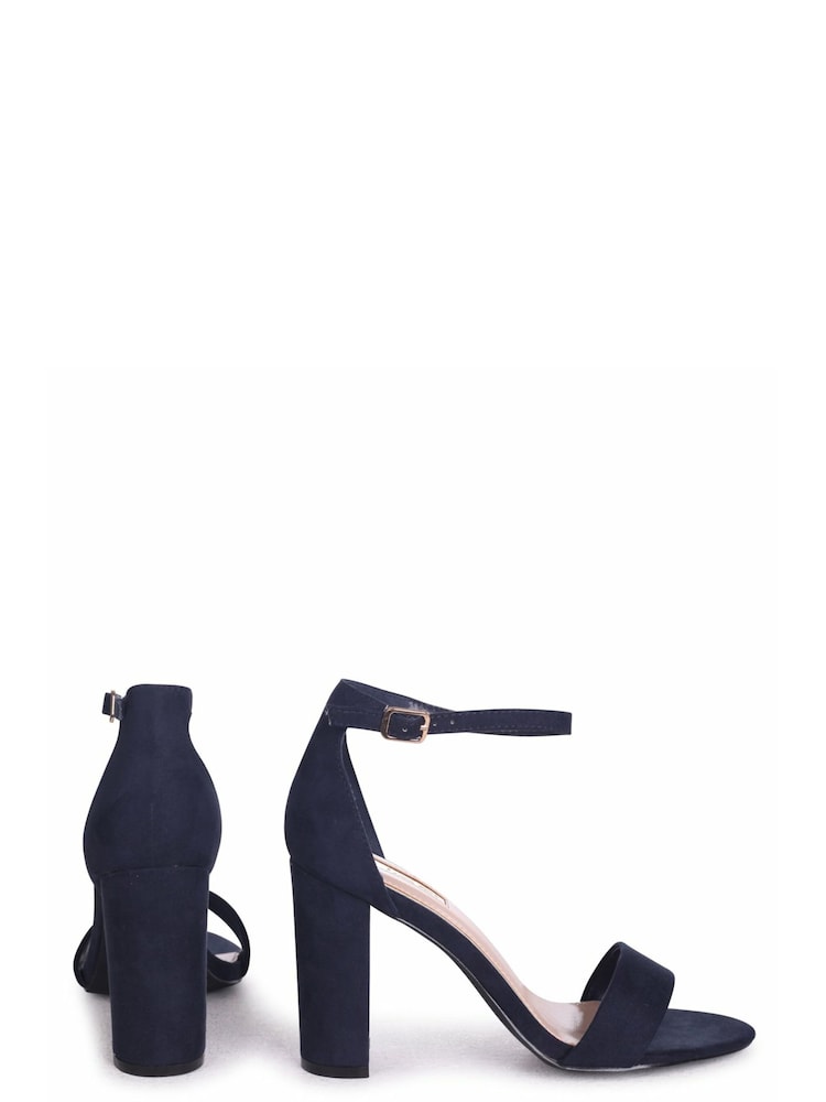 Linzi Blue Nelly Barely There Block Heel - Image 4 of 4 Linzi Blue Nelly Barely There Block Heel - Image 4 of 4