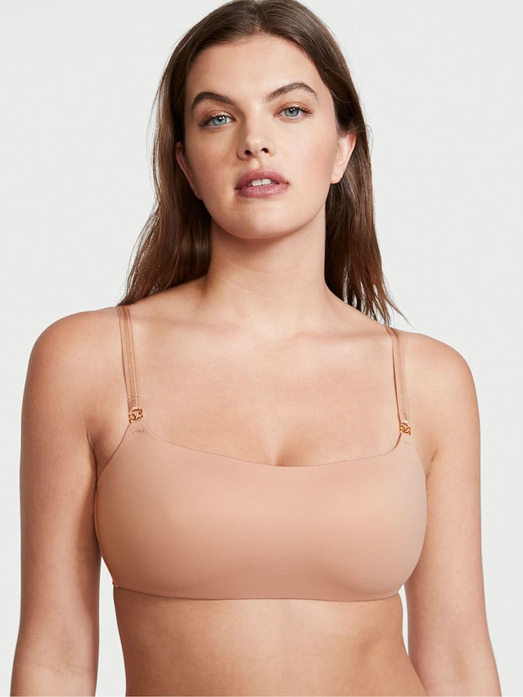 Victoria's Secret Sweet Nougat Nude Smooth Lightly Lined Non Wired Bralette - Image 1 of 5 Victoria's Secret Sweet Nougat Nude Smooth Lightly Lined Non Wired Bralette - Image 1 of 5