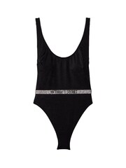 Victoria's Secret Black Shine Strap Belted Open Back Swimsuit - Image 3 of 3