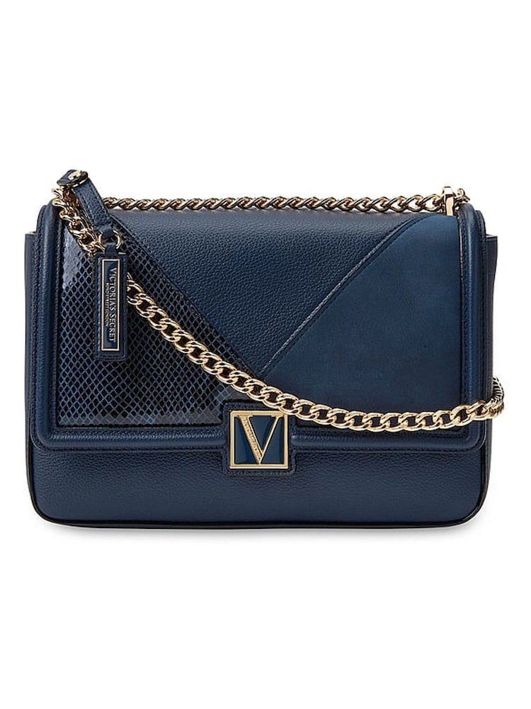 Victoria's Secret Midnight Blue Victoria Medium Shoulder Bag - Image 1 of 4