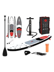 Pure 4 Fun White Inflatable Stand Up Paddle Board 320  Variety Of Complete Sets with Pump, Patch Tool, Foot Lead, Adjustable Paddle and - Image 3 of 5