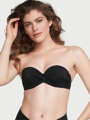 Victoria's Secret Black Strapless Swim Bikini Top - Image 1 of 4