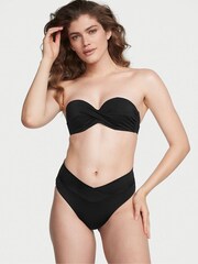 Victoria's Secret Black Strapless Swim Bikini Top - Image 3 of 4