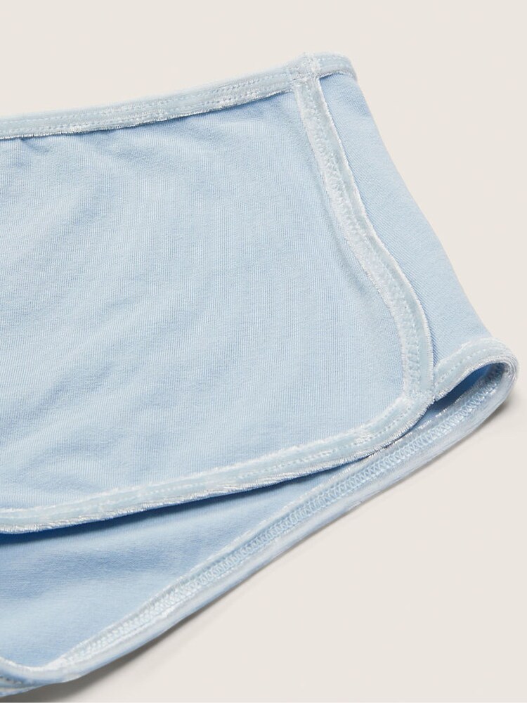 Victoria's Secret PINK Fog Blue Cotton Short Knicker - Image 2 of 2
