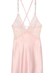 Victoria's Secret Shine Strap Satin & Lace Slip - Image 1 of 1
