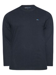 BadRhino Big & Tall Black 3 Pack Long Sleeve T-Shirts - Image 3 of 5