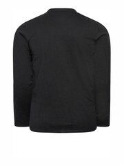 BadRhino Big & Tall Black 3 Pack Long Sleeve T-Shirts - Image 4 of 5
