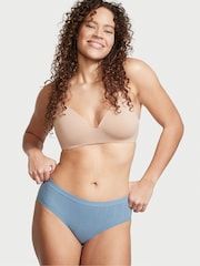 Victoria's Secret Faded Denim Blue Seamless Hipster Knickers - Image 1 of 1