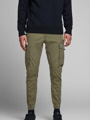 Khaki - Jack & Jones Cargohose - Bild 1 von 5