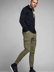 Khaki - Jack & Jones Cargohose - Bild 2 von 5