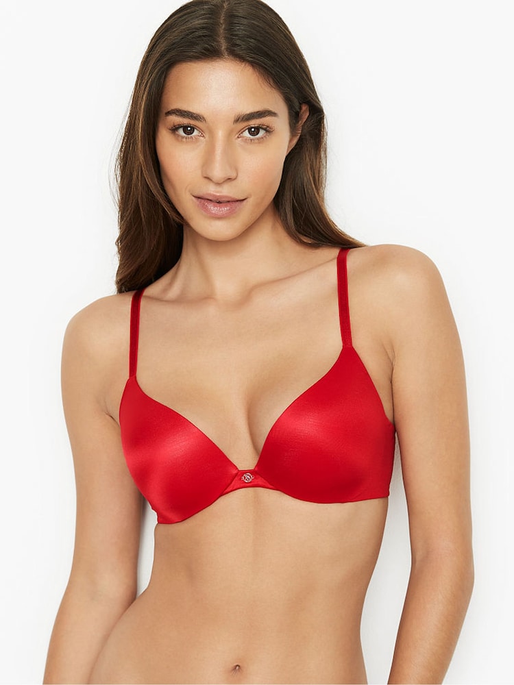 Victoria's Secret Lipstick Red Obsessed Push Up Bra - Image 1 of 4 Victoria's Secret Lipstick Red Obsessed Push Up Bra - Image 1 of 4