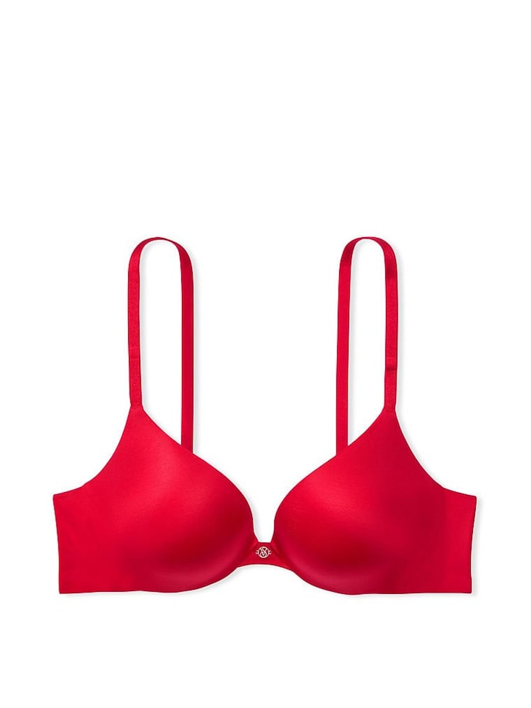 Victoria's Secret Lipstick Red Obsessed Push Up Bra - Image 4 of 4 Victoria's Secret Lipstick Red Obsessed Push Up Bra - Image 4 of 4