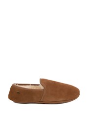 Just Sheepskin Brown Mens Garrick Sheepskin Slipper - Image 3 of 4