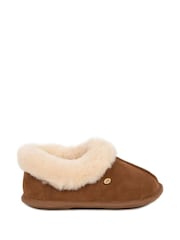 Just Sheepskin Brown Ladies Classic Sheepskin Slipper - Image 4 of 5