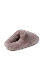 Just Sheepskin Cream Ladies Louise Sheepskin Slipper - Image 3 of 5