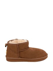 Just Sheepskin Brown Mens Arthur Mini Sheepskin Boot - Image 3 of 4