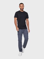 Threadbare Grey Cotton Blend Belted Cargo Trousers - Image 3 of 4