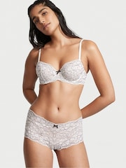 Victoria's Secret Coconut White Corded XDYE Lace Unlined Demi Bra - Image 3 of 4