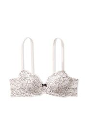 Victoria's Secret Coconut White Corded XDYE Lace Unlined Demi Bra - Image 4 of 4