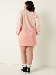 Victoria's Secret PINK French Rose Pink Varsity Long Sleeve Crew Dress - Image 2 of 5