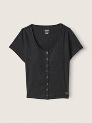 Victoria's Secret PINK Shrunken Rib Crop Tee - Image 3 of 4