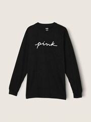 Victoria's Secret PINK Campus Long Sleeve Tee - Image 1 of 2