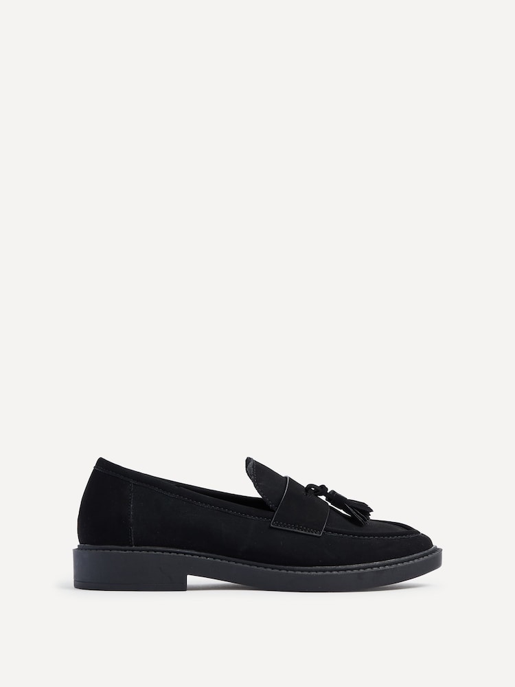 Linzi Black Matte Rosalie Black Nubuck Penny Loafer - Image 2 of 4