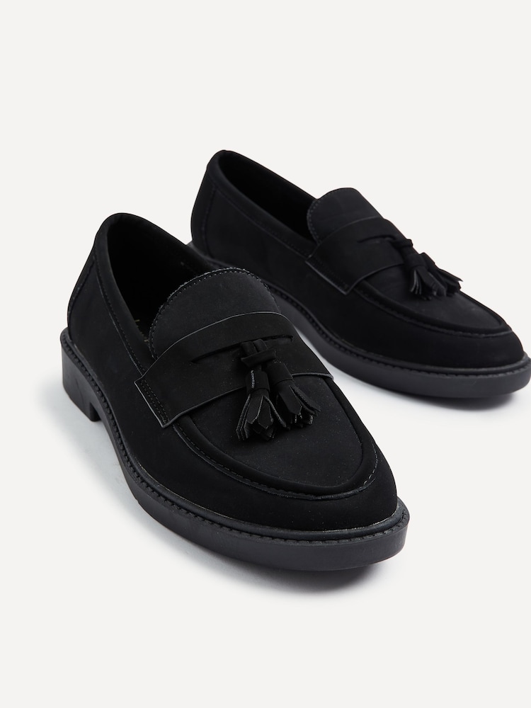Linzi Black Matte Rosalie Black Nubuck Penny Loafer - Image 4 of 4