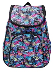 Smiggle Blue Butterfly Vivid Access Backpack with Reflective Tape - Image 3 of 4